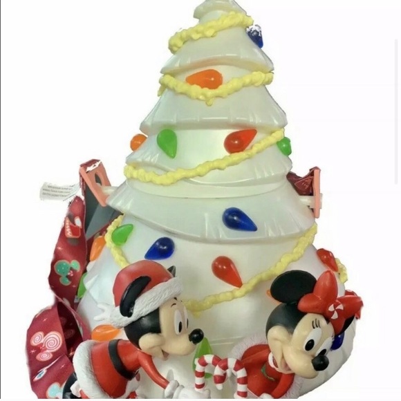 Disney NEW white Christmas Tree popcorn bucket - Picture 2 of 8